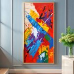 Vibrant Abstract Art - Big Canvas Paint by Numbers