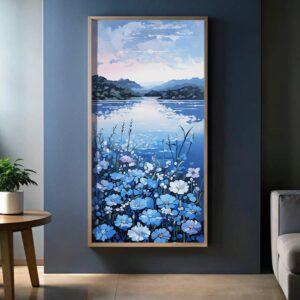Wildflower Field Painting - Oversized Paint by Numbers