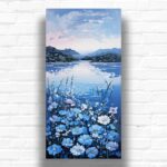 Wildflower Field Painting – Large Canvas Paint by Numbers