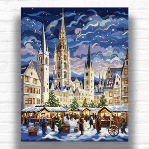 Christmas Market in Nuremberg - Paint by Numbers City