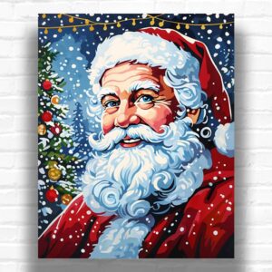 Jolly Santa Claus - Paint by Numbers Kit
