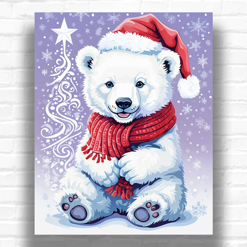 Santa Polar Bear