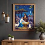 The Birth of Jesus - Paint by Number Kit