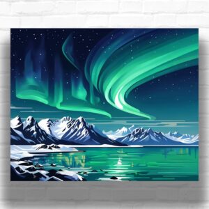 Aurora Borealis - Paint by Numbers Kit