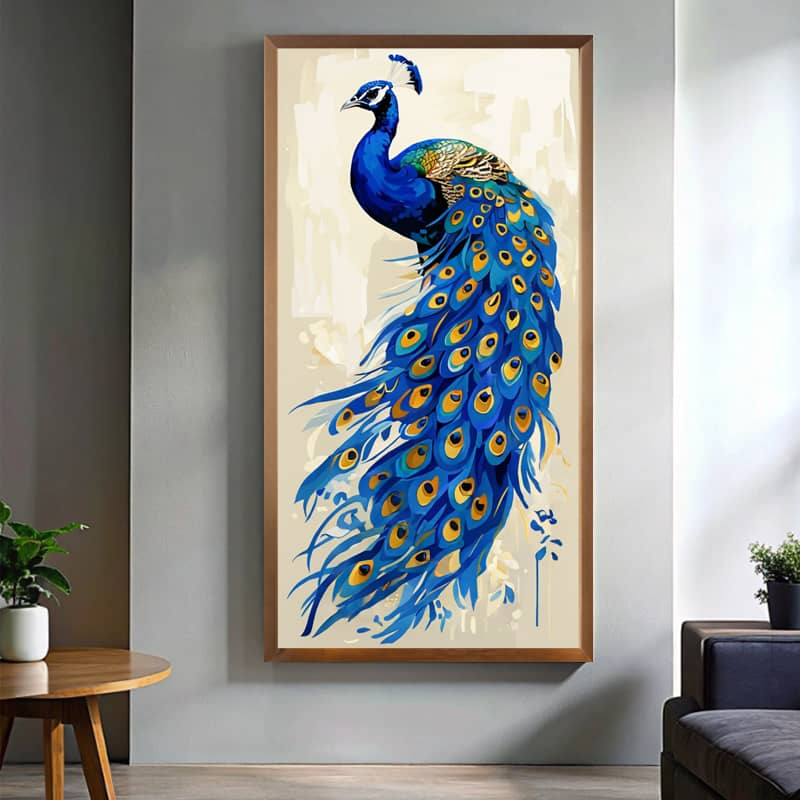 Peacock Splendor - Large Paint by Numbers