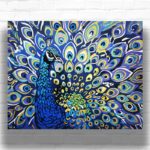 Peacock in Bloom - Paint by Numbers Kit