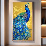 Peacock in Radiant Glory - Large Size Paint by Numbers