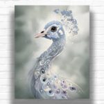 A Peacock Portrait - Paint by Numbers Kit