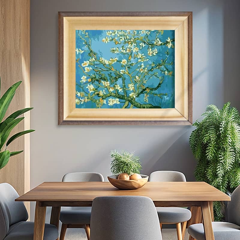 Almond Blossoms by Vincent van Gogh 1890 – Paint by Number