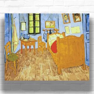 Bedroom in Arles by Vincent van Gogh 1888 - Famous Paint by Numbers