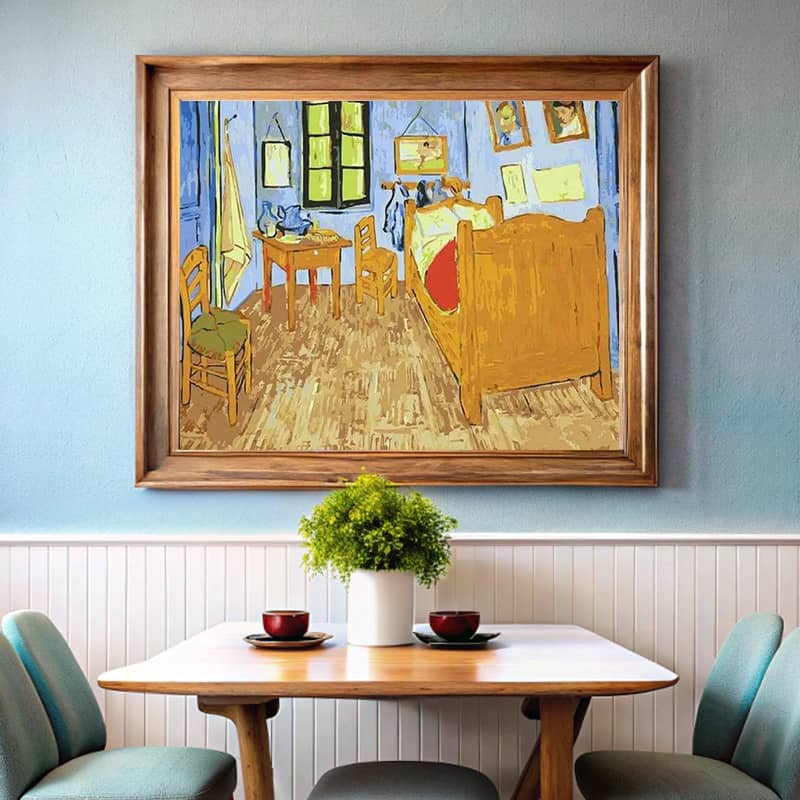 Bedroom in Arles by Vincent van Gogh 1888 - Paint by Numbers