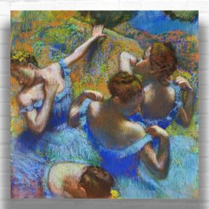 Blue Dancers by Edgar Degas 1897 – Paint by Numbers Square Canvas Ballet Art