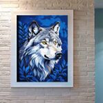 Grey Wolf Portrait - Paint by Number Kit