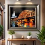 Hohenzollern Bridge at Night - Paint by Number Kit