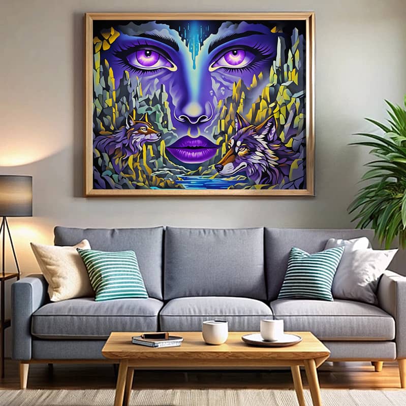 Lady of the Forest - Paint by Numbers