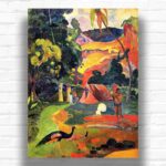 Landscape with Peacocks by Paul Gauguin - Paint by Numbers