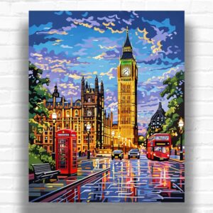 London After Rain - Paint by Numbers Kit