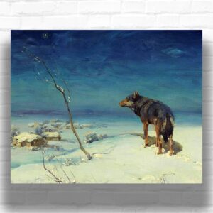 Lone Wolf by Alfred Kowalski – Famous Paint by Numbers