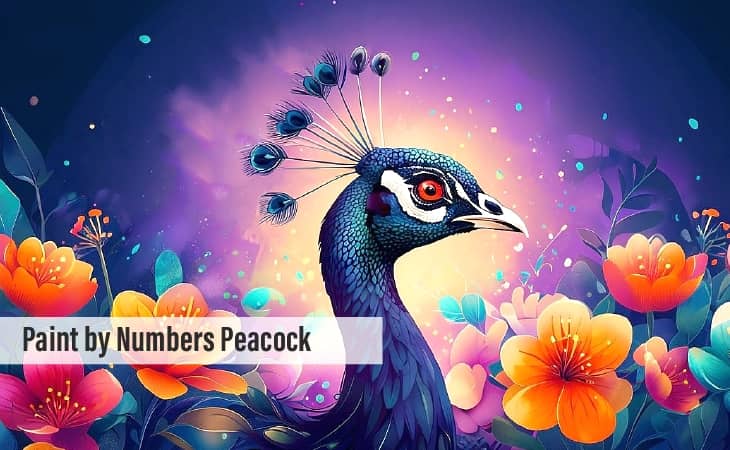 Paint by Numbers Peacock
