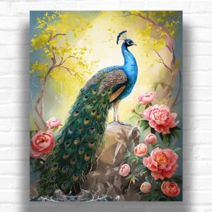 Peacock Paradise - Paint by Numbers Kit