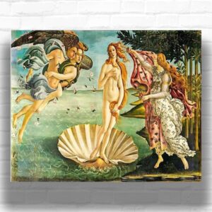 The Birth of Venus by Sandro Botticelli Paint by Numbers - Famous Masterpiece