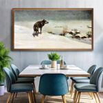 The Lone Wolf by Alfred Kowalski 1907 – Extra Large Paint by Number