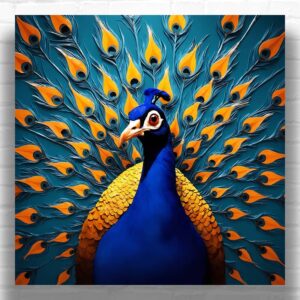 The Vibrant Peacock - Paint by Numbers Kit