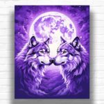 Wolf Mates - Wolves paint by Number