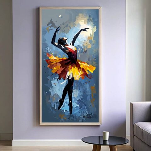 A Ballerina Abstract - Extra Large Paint by Number