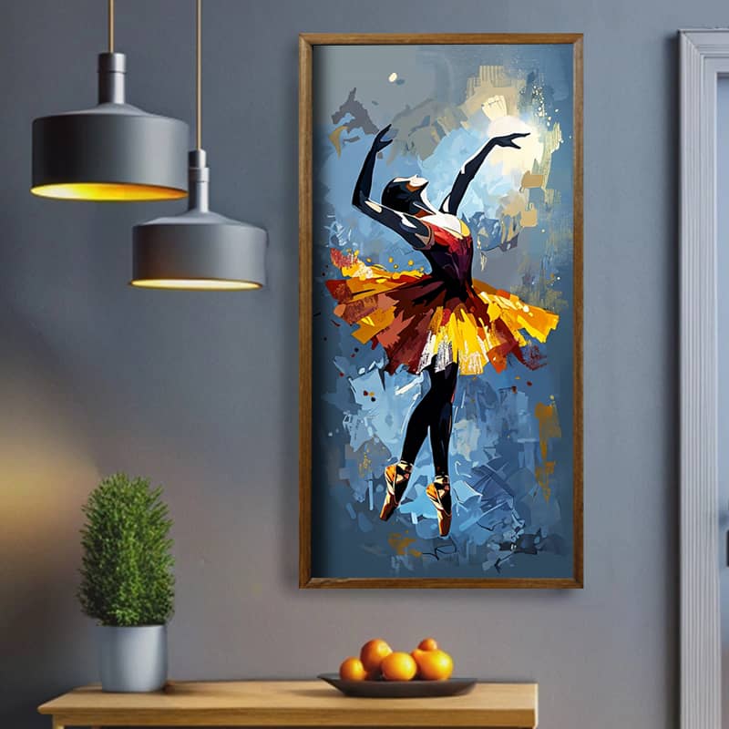 A Ballerina Abstract - Paint By Numbers Kit
