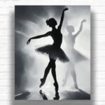 Ballerina Silhouette - Paint by Numbers Kit