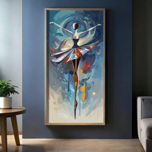 Ballet Abstract - Ballet Dancer Paint by Numbers