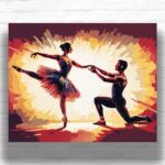 Ballet Dance Partnership - Paint by Numbers Kit