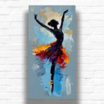Ballet in Abstract Motion - Ballerina Paint by Numbers Kit