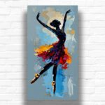 Ballet in Abstract Motion - Paint by Number