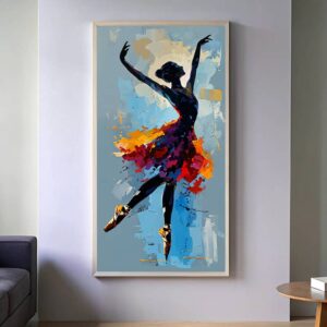 Ballet in Abstract Motion - Paint by Numbers