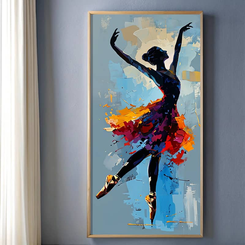Ballet in Abstract Motion - Paint by Numbers Kit