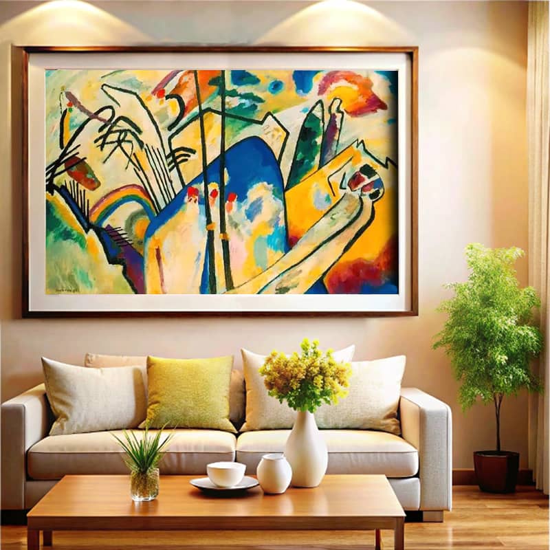 Composition IV Symphony of Confused Shapes and Colors Paint by Number