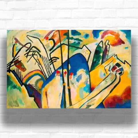 Composition IV Symphony of Confused Shapes and Colors Paint by Numbers