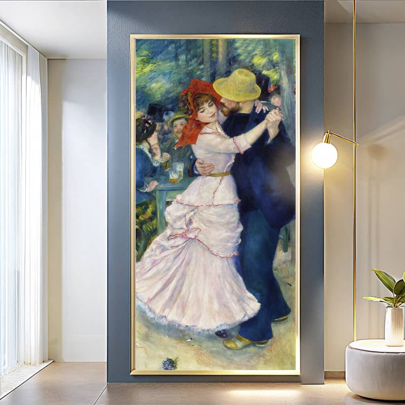 Dance at Bougival by Pierre-Auguste Renoir 1883 Paint by Number Kit – Famous Large Scale Art