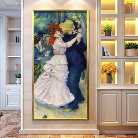 Dance at Bougival by Pierre-Auguste Renoir 1883 Paint by Numbers – Famous Large Scale Art