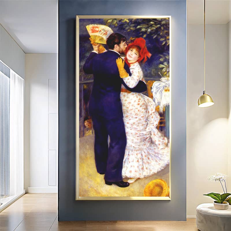 Dance in the Country by Pierre-Auguste Renoir 1883 - Paint by Number Kit Famous Large Art