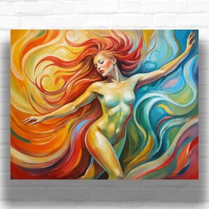 Ethereal Dance - Paint by Numbers Nude