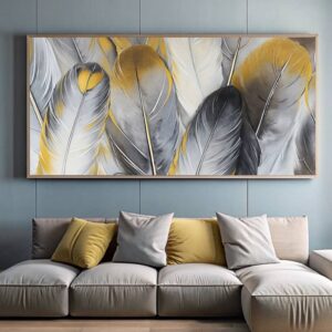 Feathers in Harmony - Large Print Paint by Number