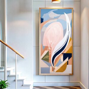 Geometric Serenity - Large Abstract Paint by Numbers