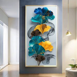 Ginkgo Leaves in Harmony - Extra Large Paint by Number