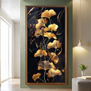 Golden Ginkgo Elegance - Very Large Paint by Numbers