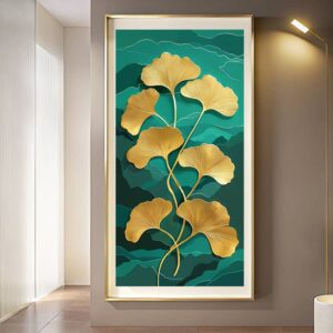 Golden Ginkgo Harmony - Large Paint by Number Kit