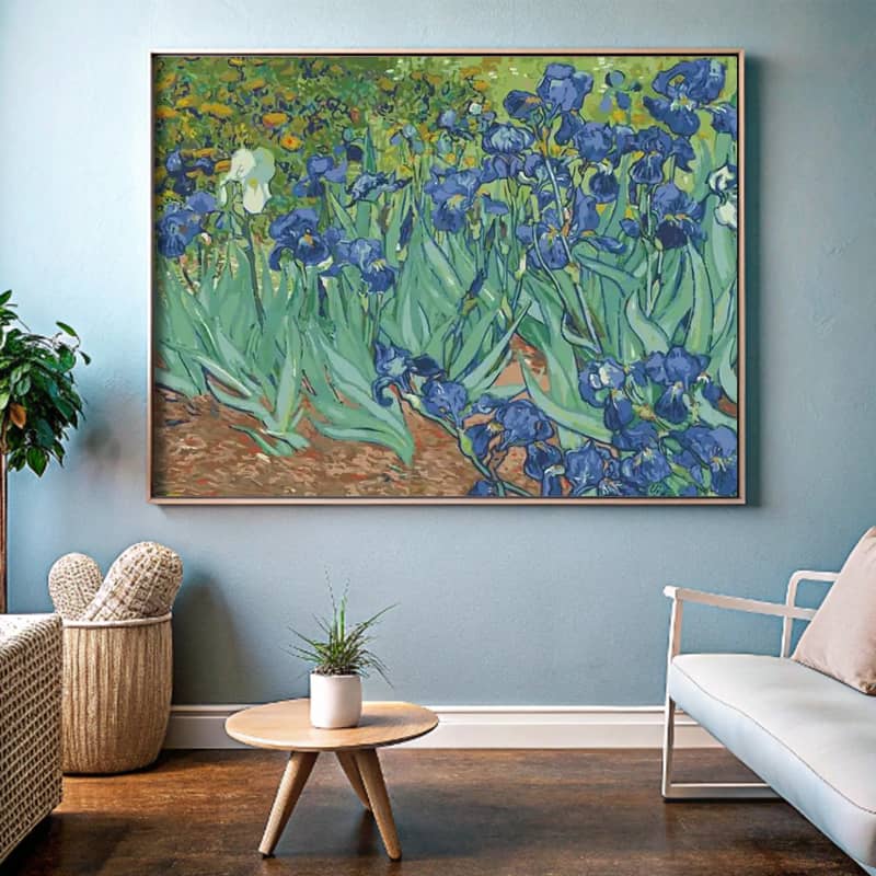 Irises by Vincent van Gogh 1889 – Paint by Number