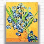 Irises by Vincent van Gogh 1890 - Famous Paint by Numbers